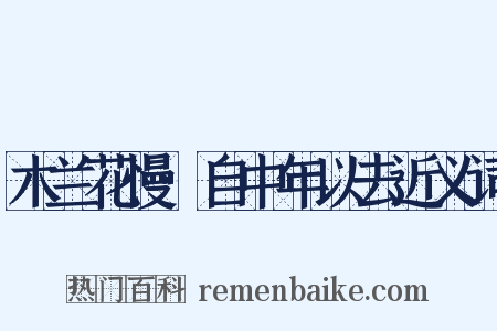 木兰花慢·自中年以去近义词是什么意思的图片